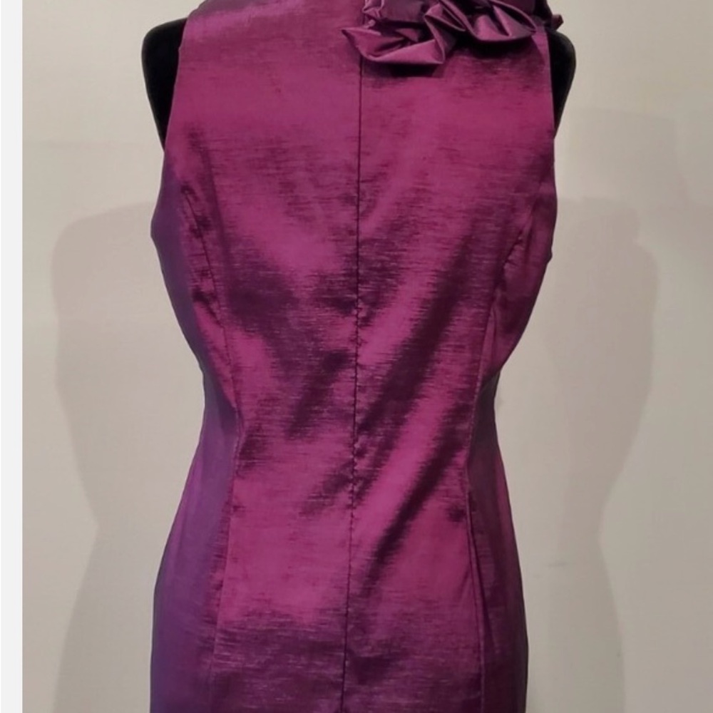 dressbarn One Shoulder Purple Dress
